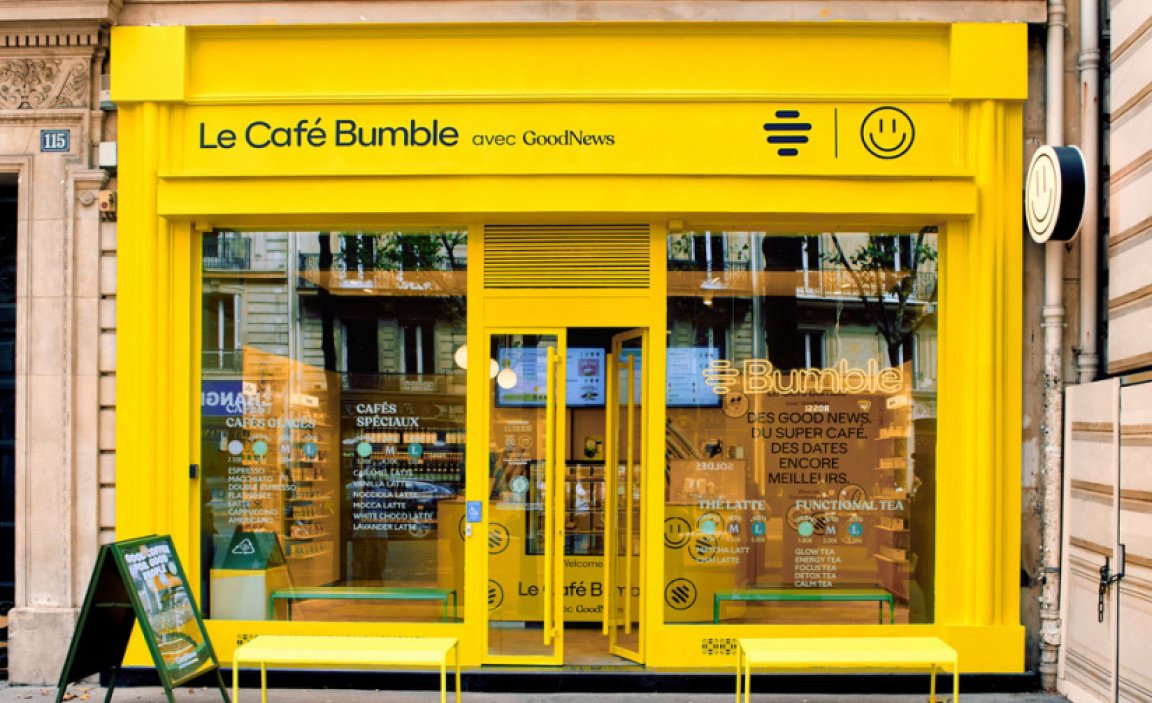 Bumble x GoodNews Coffee “Le Cafe Bumble”